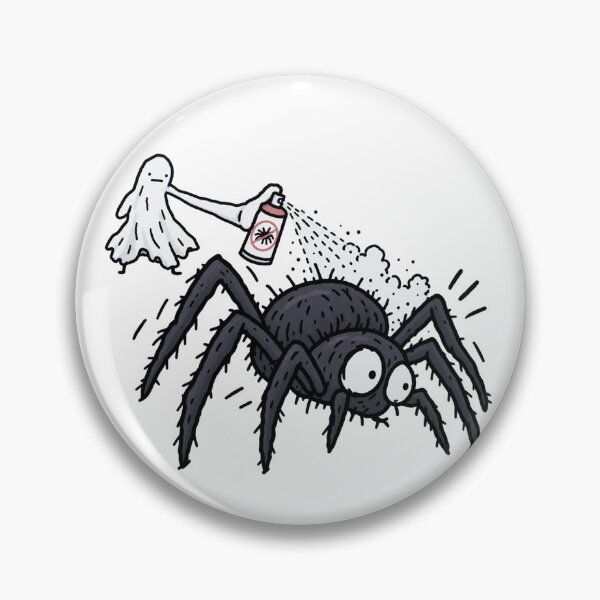 Item preview, No Spiders Halloween Ghost designed and sold by MonkiFlipp.