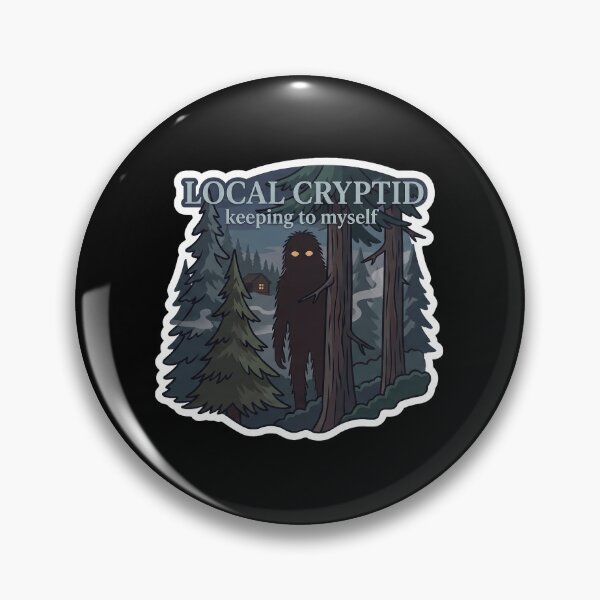 Item preview, Local Cryptid, Keeping to Myself — Introvert Art designed and sold by TheCalmEdit.