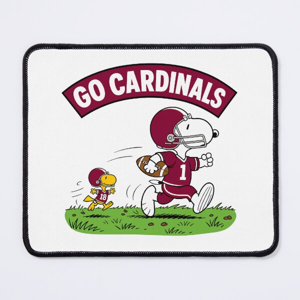 Item preview, Snoopy & Woodstock Arizona Cardinals Football Retro F549 designed and sold by GLUVY-THEME.