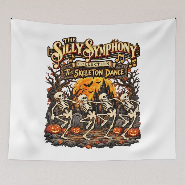 Item preview, Vintage Skeleton Dance Halloween Symphony designed and sold by Jadegothgobby.