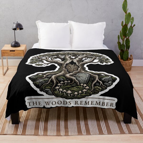 Item preview, The Woods Remember — Folk Horror Ancient Oak Art designed and sold by TheCalmEdit.