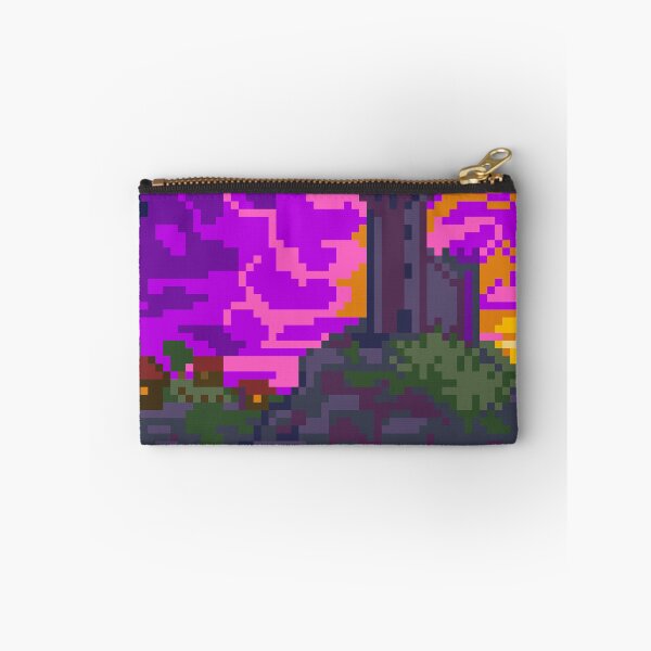 Item preview, Sunset over Kragsenthog - Pixel Art Painting designed and sold by AvnixArts.