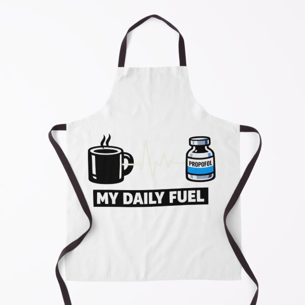 Item preview, My Daily Fuel – Funny Anesthesia Tech Coffee & Propofol Sticker designed and sold by Timeless Junction.