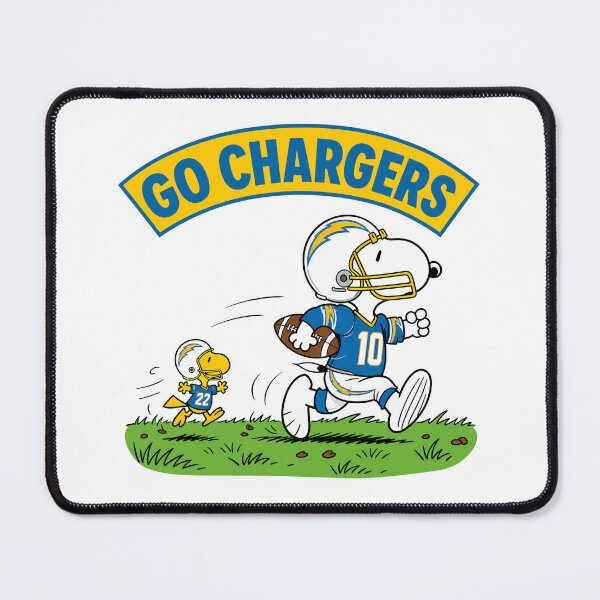 Item preview, Snoopy & Woodstock Los Angeles Chargers Football Retro F551 designed and sold by GLUVY-THEME.