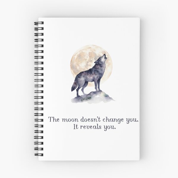 Item preview, Wolf Moon Watercolour It Reveals You designed and sold by made by Golightly x.