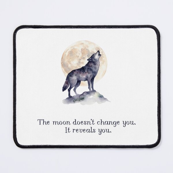 Item preview, Wolf Moon Watercolour It Reveals You designed and sold by made by Golightly x.