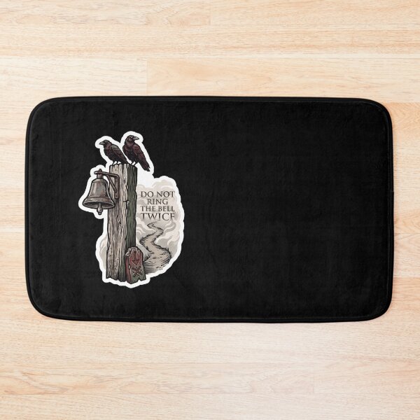 Item preview, Do Not Ring the Bell Twice — Folk Horror Warning designed and sold by TheCalmEdit.