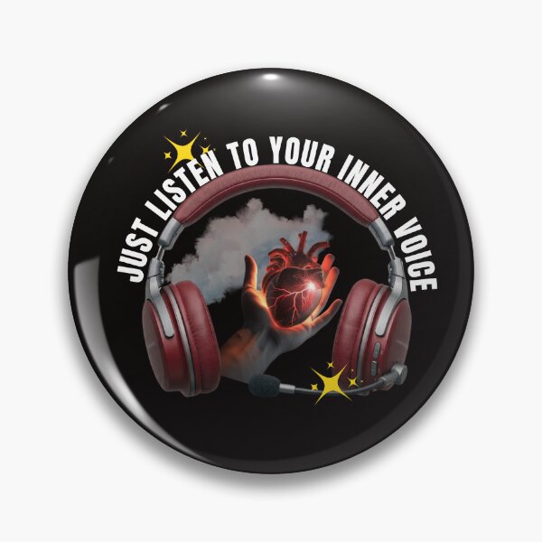 Item preview, Just Listen To Your Inner Voice Headphone T-Shirt designed and sold by Ibrahimsaeed27.