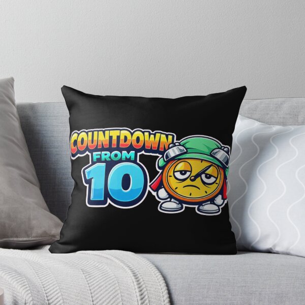 Item preview, Countdown From 10 – Funny Retro Anesthesia Sticker designed and sold by Timeless Junction.