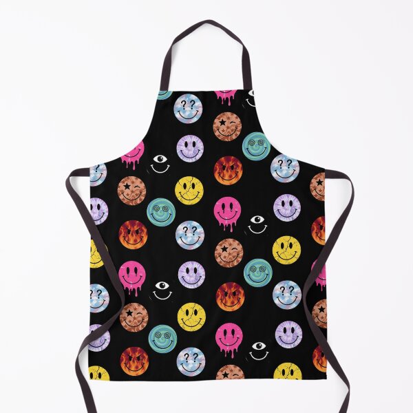 Item preview, Trippy Melting Smiley Faces Aesthetic Pattern designed and sold by MOONE FLOWER.