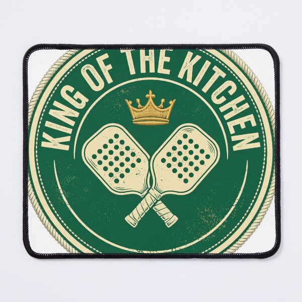 Item preview, Pickleball Shirt King Of The Kitchen Funny Badge Paddle Gift designed and sold by DinkLifeCo.