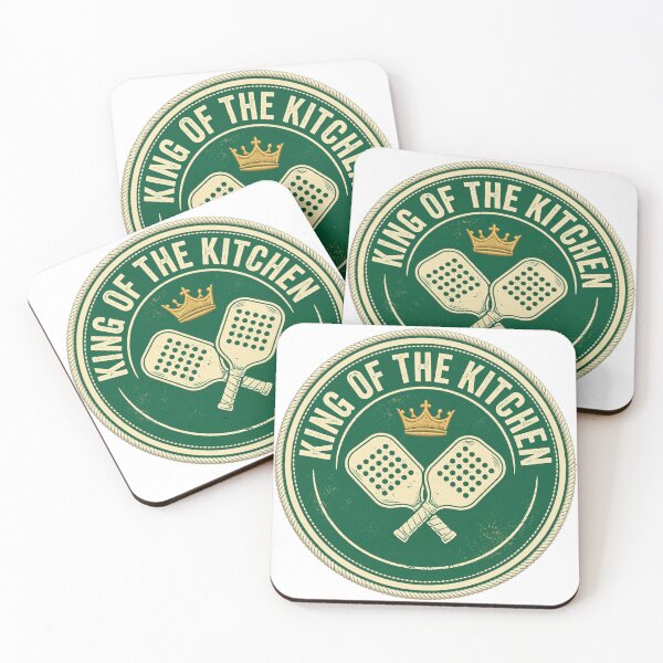 Item preview, Pickleball Shirt King Of The Kitchen Funny Badge Paddle Gift designed and sold by DinkLifeCo.