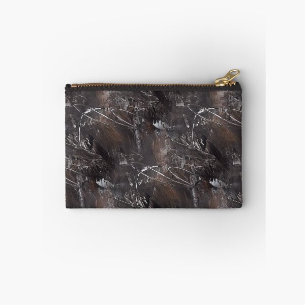 Item preview, Grunge Textured Abstract in Black and Dark Brown designed and sold by Artistestella.