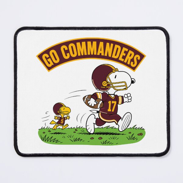 Item preview, Snoopy & Woodstock Washington Commanders Football Retro F554 designed and sold by GLUVY-THEME.