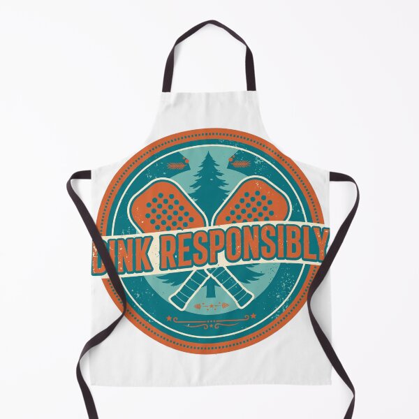 Item preview, Pickleball Shirt Dink Responsibly Funny Badge Patch Retro Gift designed and sold by DinkLifeCo.