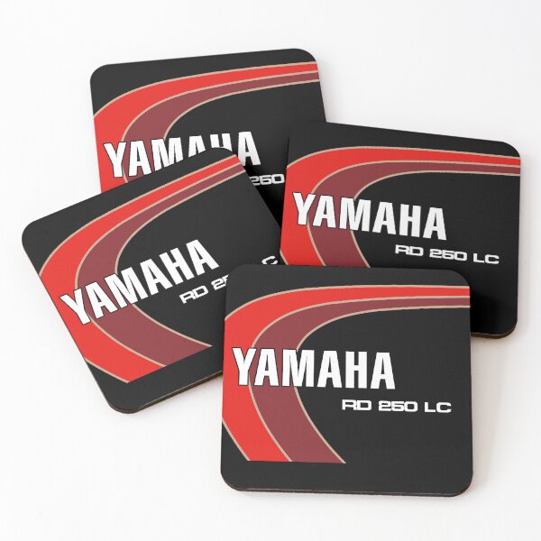 Item preview, Yamaha RD250LC Mars Bar Black Red Classic Two Stroke Motorcycle designed and sold by itsperfectfor.