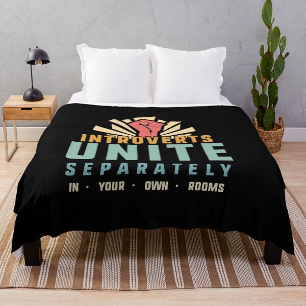 Item preview, Introverts Unite Separately In Your Own Rooms Humor Art designed and sold by markomale.