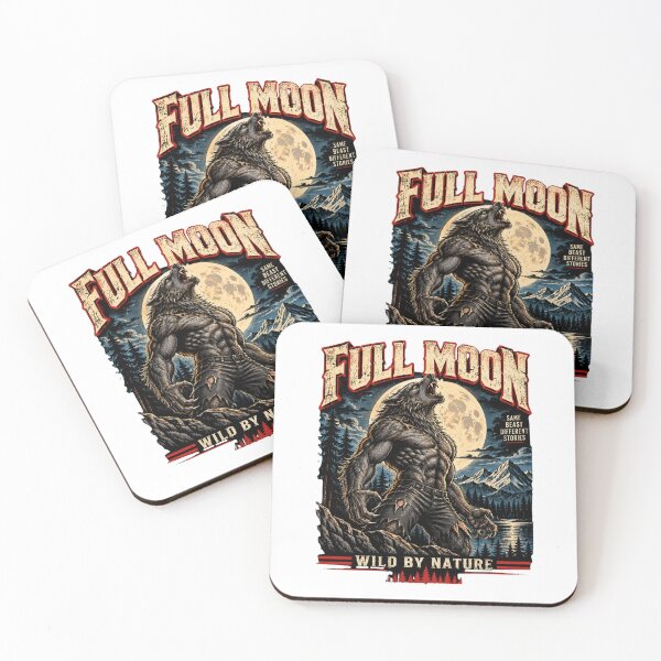Item preview, full moon werewolf designed and sold by timiparkerart.