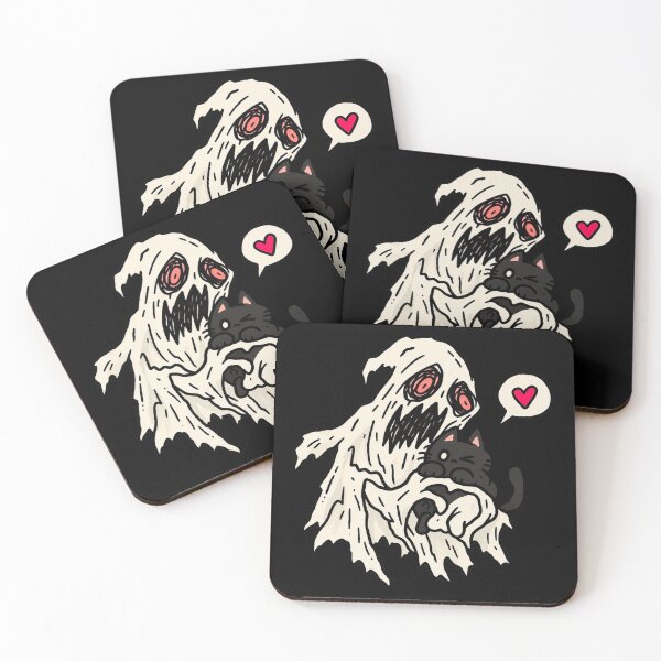 Item preview, Scary Ghost Loves Cats designed and sold by MonkiFlipp.