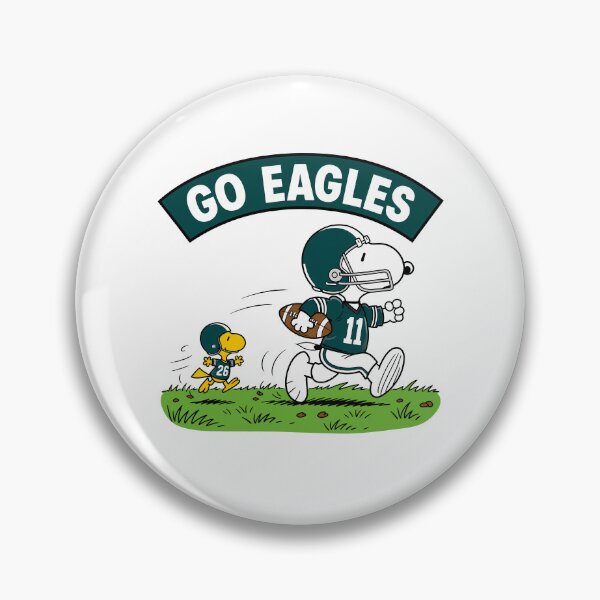 Item preview, Snoopy & Woodstock Philadelphia Eagles Football Retro F556 designed and sold by GLUVY-THEME.