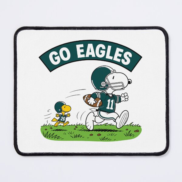 Item preview, Snoopy & Woodstock Philadelphia Eagles Football Retro F556 designed and sold by GLUVY-THEME.