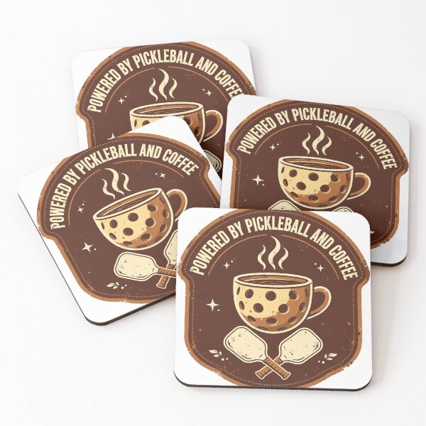 Item preview, Pickleball Shirt Powered By Pickleball And Coffee Funny Player Gift designed and sold by DinkLifeCo.