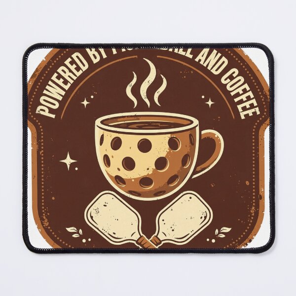 Item preview, Pickleball Shirt Powered By Pickleball And Coffee Funny Player Gift designed and sold by DinkLifeCo.