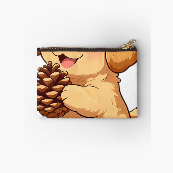 Item preview, Cute Golden Retriever Puppy Hugging Autumn Pinecone designed and sold by pumsquare.