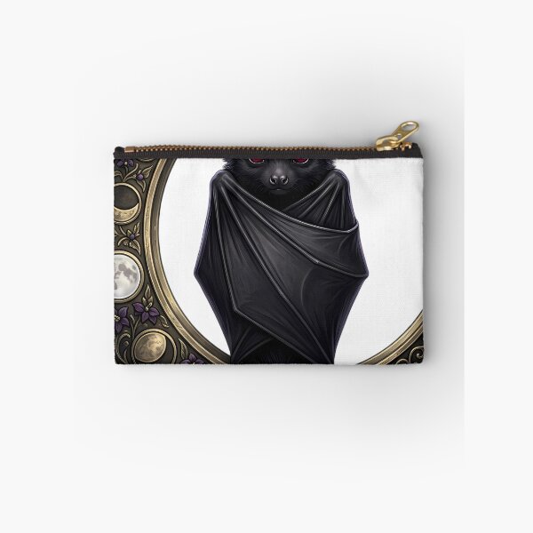 Item preview, Gothic Bat Carved Pewter Harvest Moon Cocoon designed and sold by IllumeInk.