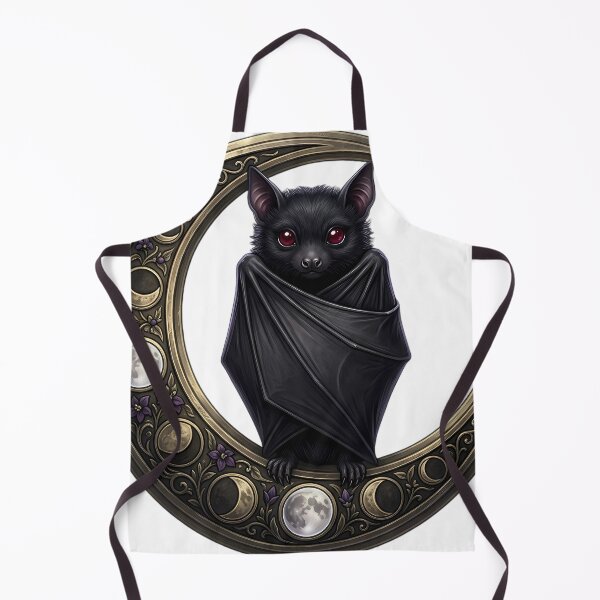Item preview, Gothic Bat Carved Pewter Harvest Moon Cocoon designed and sold by IllumeInk.
