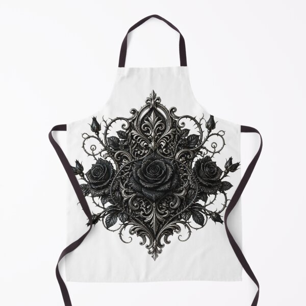 Item preview, Midnight Gothic Rose Filigree designed and sold by Bluejai Shop.