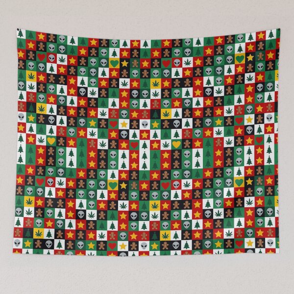 Item preview, Funny Christmas Pattern  designed and sold by shantilovesart.