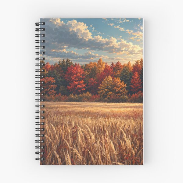 Item preview, Golden Autumn Field – Warm Fall Landscape designed and sold by H-Tsvetkova.