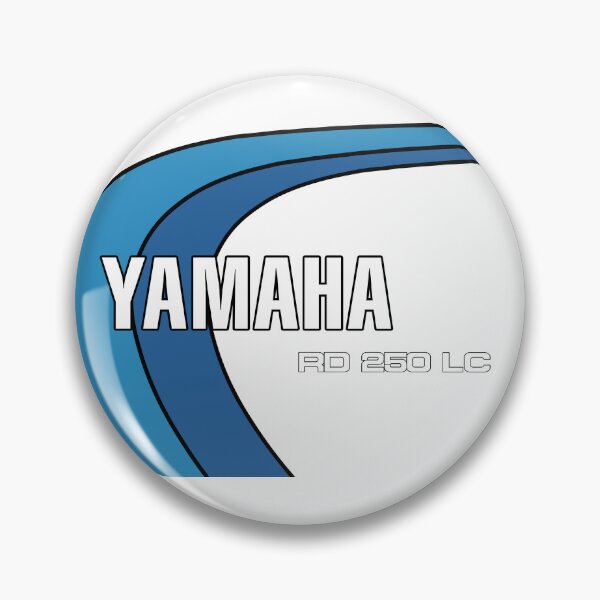 Item preview, Yamaha RD250LC Bounty Blue White Classic Two Stroke Motorcycle designed and sold by itsperfectfor.
