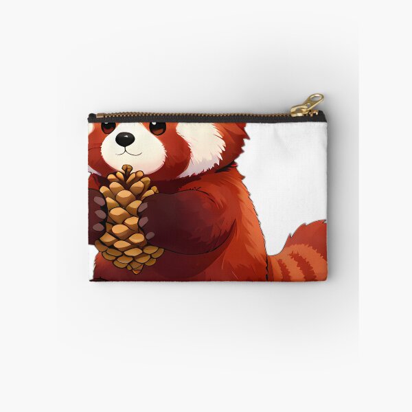 Item preview, Cute Red Panda Hugging Autumn Pinecone designed and sold by pumsquare.