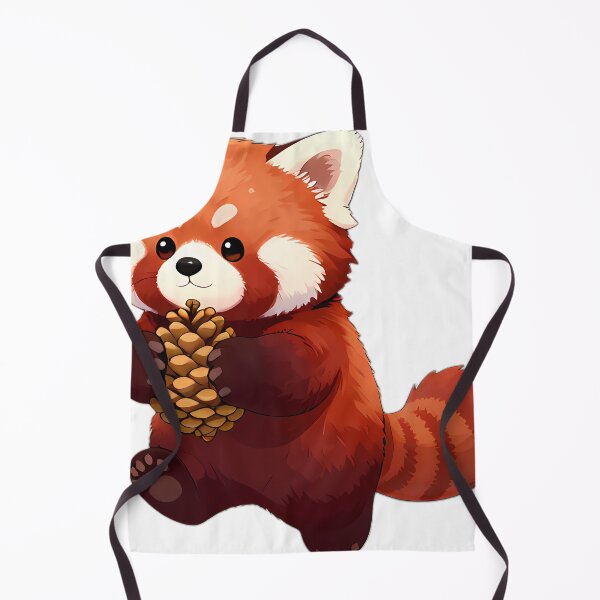 Item preview, Cute Red Panda Hugging Autumn Pinecone designed and sold by pumsquare.