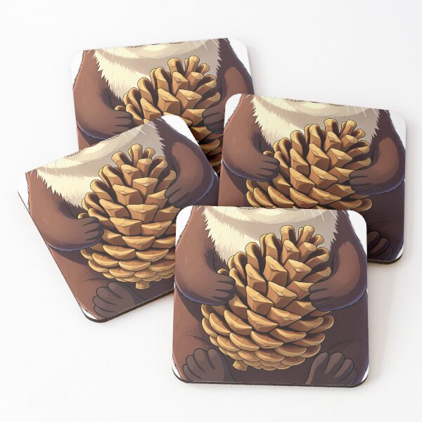 Item preview, Cute Sea Otter Hugging Autumn Pinecone designed and sold by pumsquare.