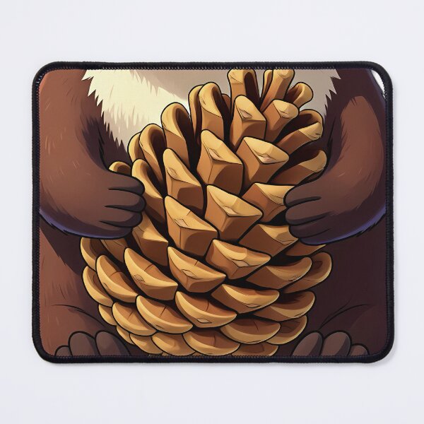 Item preview, Cute Sea Otter Hugging Autumn Pinecone designed and sold by pumsquare.