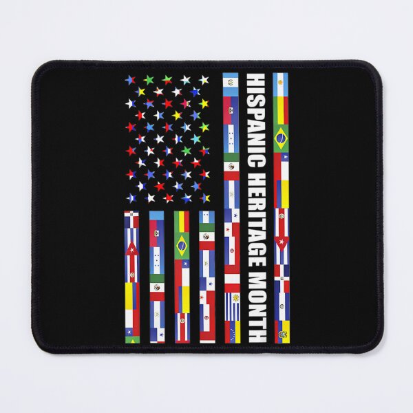 Item preview, National Hispanic Heritage Month Usa Flag All Countries designed and sold by tyree-boston.
