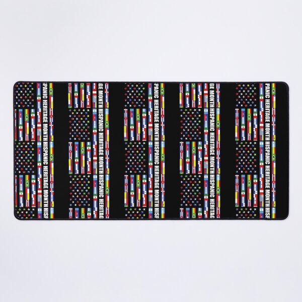 Item preview, National Hispanic Heritage Month Usa Flag All Countries designed and sold by tyree-boston.