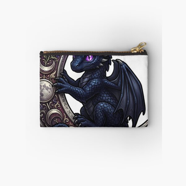 Item preview, Gothic Drake Dragon Hatchling Carved Moon Horn designed and sold by IllumeInk.