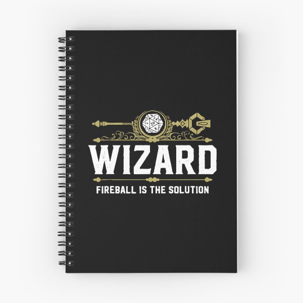 Item preview, Wizard Fireball Is The Solution DND Tabletop RPG Art designed and sold by markomale.