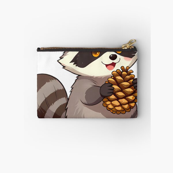 Item preview, Cute Raccoon Hugging Autumn Pinecone designed and sold by pumsquare.