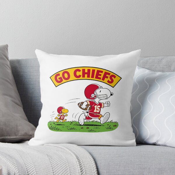 Item preview, Snoopy & Woodstock Kansas City Chiefs Football Retro F558 designed and sold by GLUVY-THEME.