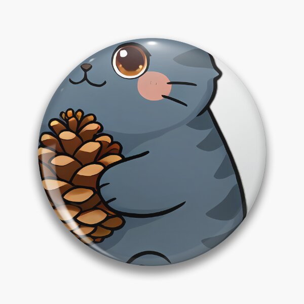 Item preview, Cute British Shorthair Cat Hugging Autumn Pinecone designed and sold by pumsquare.