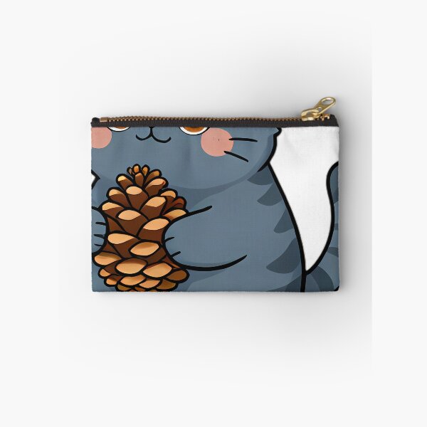Item preview, Cute British Shorthair Cat Hugging Autumn Pinecone designed and sold by pumsquare.