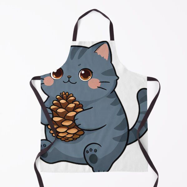 Item preview, Cute British Shorthair Cat Hugging Autumn Pinecone designed and sold by pumsquare.