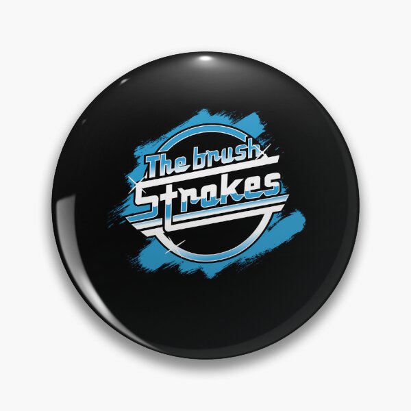 Item preview, The Brush Strokes Blue Neon Style Band designed and sold by AliceDaigle.