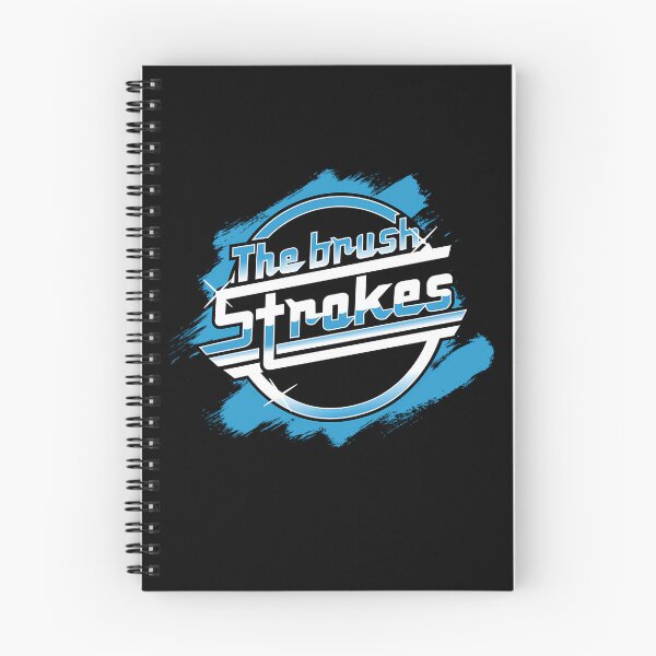 Item preview, The Brush Strokes Blue Neon Style Band designed and sold by AliceDaigle.