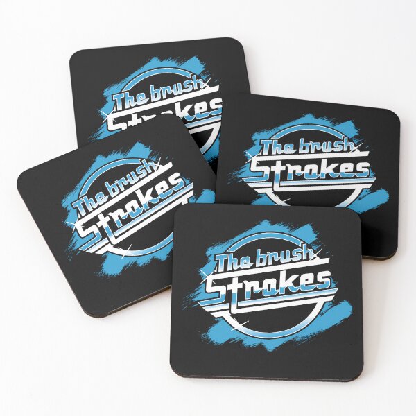 Item preview, The Brush Strokes Blue Neon Style Band designed and sold by AliceDaigle.
